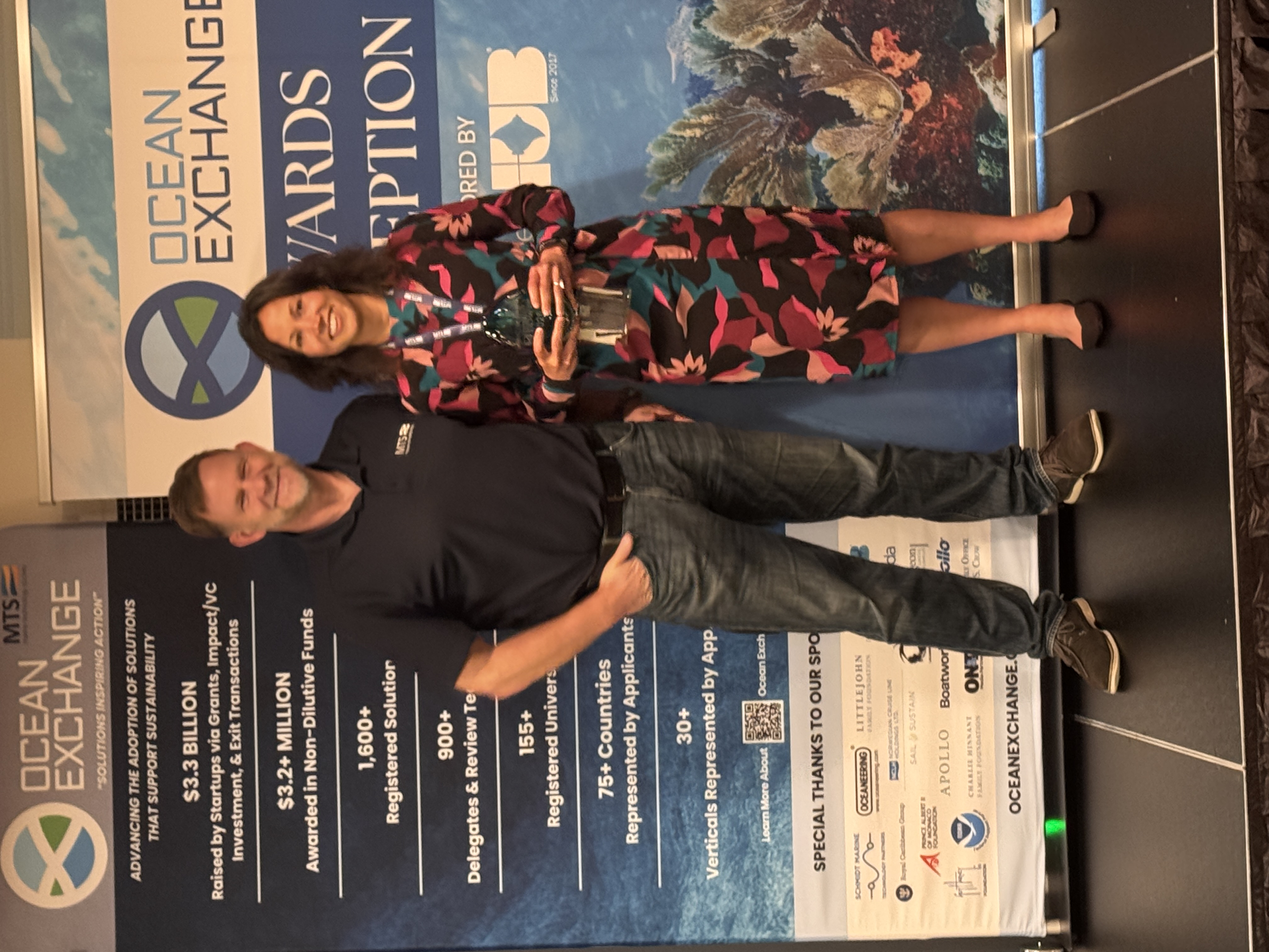Ocean Exchange 2026 award presentation on stage